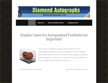 Tablet Screenshot of diamondautographs.com
